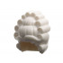 Minifigure, Hair Tall Rococo Wig with Curled Rolls: {бял}