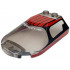 Windscreen 6 x 4 x 1 1/3 Canopy Sloped Sides with White PORSCHE, Red Roof, and Black Stripes and Window Frame Outline Pattern: {прозрачно кафяв}