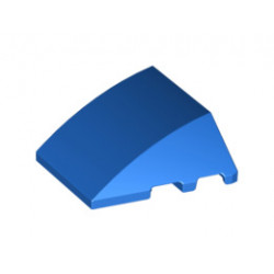 Тухличка 4X3 с дъга/ъгъл : {ярко син}