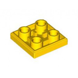 Плоска плочка 2X2 инверсна : {ярко жълт}