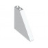 Slope 55 6 x 1 x 5 with Bottom Stud Holders: {бял}