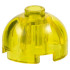 Brick, Round 2 x 2 Dome Top: {прозрачно жълт}