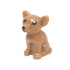 Dog, Chihuahua with Black Eyes, Nose, and Mouth, White Pupils Pattern: {бял}