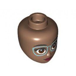 MINI DOLL, HEAD, NO. 367: {умерено кафяв}