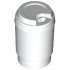 Minifigure, Utensil Cup, Take Out Cup with Top Hole: {бял}