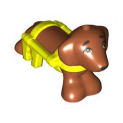 DOG W/ WHEELS, NO. 3: {тъмно оранжев}