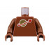 Torso Space Classic Moon with Light Gold Outline Pattern / Reddish Brown Arms / Reddish Brown Hands: {червеникаво-кафяв}