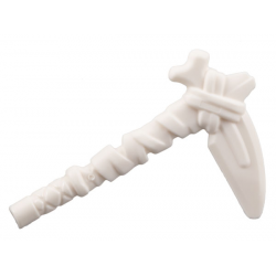 Minifigure, Weapon Bone Sickle: {бял}