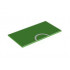 Tile 8 x 16 with Bottom Tubes with White Soccer Halfway Line and Center Circle Pattern: {ярко зелен}