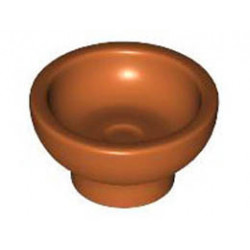Minifigure, Utensil Bowl: {тъмно оранжев}