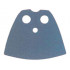 Minifigure, Cape Cloth, Very Short - Traditional Starched Fabric: {пясъчно син}