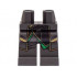 Hips and Legs with Black Shirt Tail and Long Coattails with Gold and Green Trim Pattern: {титаниево метален}