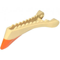 Skimwing Jaw Lower with Orange Fin Pattern: {тухлено жълт}