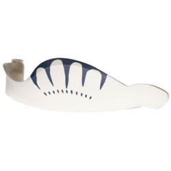 Tulkun NaVi Whale Jaw Right with Dark Blue Markings Pattern: {бял}