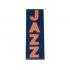 Tile 2 x 6 with Orange JAZZ with Red and White Outlines Pattern: {земно син}