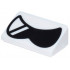 Slope 30 1 x 2 x 2/3 with Black Sunglasses with Reflections Pattern (Super Mario Cooligan Eyes): {бял}