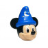 Minifigure, Head, Modified Mouse with Molded Black Ears and Blue Wizard Hat and Printed Nose, White Eyes and Silver Moon and Stars Pattern (Mickey) : {светло нуга}