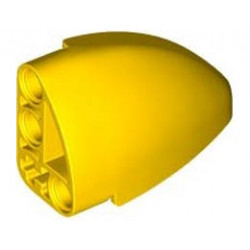 Technic, Panel Curved 5 x 3 x 2 Corner Quarter Ellipse, Left: {ярко жълт}