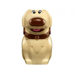 Dog, Golden Retriever Dug with Molded Dark Brown Collar and Nose and Printed Eyes and Mouth Pattern: {тухлено жълт}