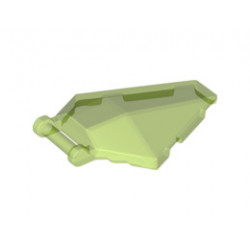 Windscreen 6 x 4 x 1 Hexagonal with Bar Handle : {прозрачно ярко зелен}