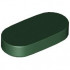 Tile, Round 1 x 2 Oval: {земно зелен}
