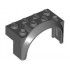 Vehicle, Mudguard 4 x 2 1/2 x 2 with Arch Round: {тъмно каменно сив}
