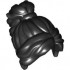Minifigure, Hair Female Long Wavy with Ponytail: {черен}
