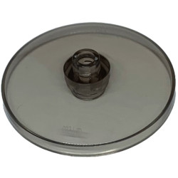 Dish 4 x 4 Inverted (Radar) with Open Stud: {прозрачно кафяв}