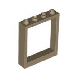 Рамка 1x4x4: {пясъчно жълт}