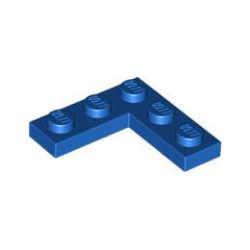 CORNER PLATE 1X3X3: {ярко син}
