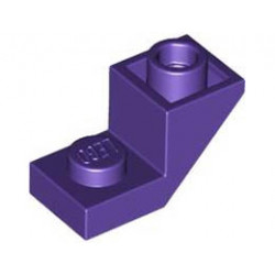 ROOF TILE 1X2, INVERTED, DEG. 45, W/ CUT: {светло виолетов}
