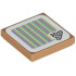 Tile 2 x 2 with Groove with Super Mario Scanner Code Campfire Pattern (Sticker) - Set 71417: {умерен нуга}