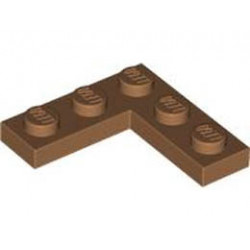 CORNER PLATE 1X3X3: {умерен нуга}