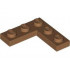 CORNER PLATE 1X3X3: {умерен нуга}