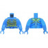 Torso Navi with Blue Markings, Yellow Tribal Vest, Silver Spots, and Bright Light Orange and Dark Blue War Paint Pattern / Medium Blue Arms Long / Medium Blue Hands : {умерено син}