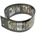 Plastic Filmstrip / Roll with Black Frames and 20 Disney Film Images Pattern: {мултикомбинация}