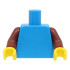 Torso Plain / Reddish Brown Arms / Yellow Hands (BAM): {тъмно небесносин}