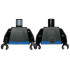 Torso Blue Pants, Bushy Tail on Back Pattern / Black Arms / Black Hands: {черен}