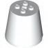 DESIGN ELEMENT 4X4X3 W/ CROSS HOLE,NO. 1: {бял}