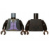 Torso Jacket with Black Lapels, Medium Lavender Vest, White Teeth Necklace, Medium Brown Neck and Belly Pattern / Dark Brown Arms / Medium Brown Hands : {тъмно кафяв}