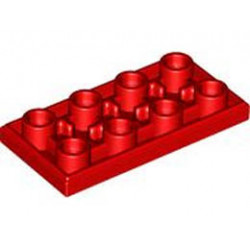 Tile, Modified 2 x 4 Inverted: {ярко червен}