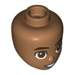 MINI DOLL, HEAD, NO. 412: {умерен нуга}