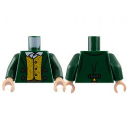 Minifigure, Head, Modified Alien Navi with Yellow Eyes, Silver Spots, Blue Markings, Open Mouth Smile with Upper Teeth Pattern: {умерено син}