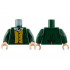 Minifigure, Head, Modified Alien Navi with Yellow Eyes, Silver Spots, Blue Markings, Open Mouth Smile with Upper Teeth Pattern: {умерено син}