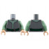 Torso Robe with Sand Green Center Panel, Silver Spots and Filigree, Dark Green Sash Pattern / Sand Green Arms / Light Nougat Hands: {тъмно каменно сив}