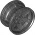 Wheel 56mm D. x 34mm Technic Racing Medium, 6 Pin Holes: {титаниево метален}