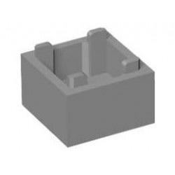 BOX 2X2, BOTTOM, NO. 1: {умерено каменно сив}