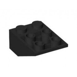 Покривна плочка 2X3/25° инверсна: {черен}