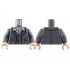 Minifigure, Head, Modified Cube with Pixelated Light Nougat Face, Black Headband and Eyes, Medium Blue Goggles, and Bright Pink Mouth Pattern (Minecraft Blacksmith) : {тъмно оранжев}