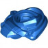Мини броня, с държач за меч, №1: {ярко син}